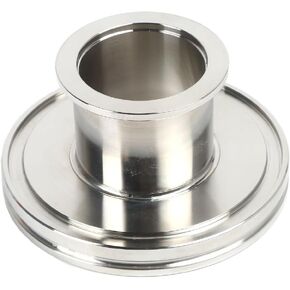 SS304 Straight Reducer Adaptor ISO-LF NW63 Flange to ISO-KF NW25 Stainless Steel 304 ISO to KF Tubulated Adaptor