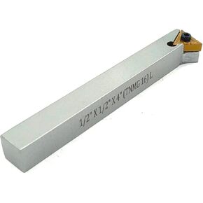 Indexable Tool Bit 1/2" Shank for Fly Cutter for Milling II Replaceable TNMG16 Carbide Insert II Metalworking, Facing, Turning Tool