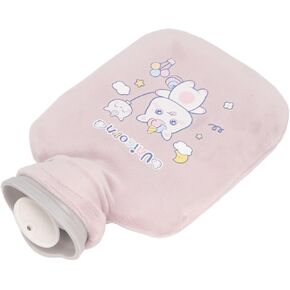 500ML Hot Water Bottle, Hot Water Bag for Pain Relief Menstrual Cramps, Hot Cold Compress, Hand Feet Warmer, Hot Water Bottle with Soft Cover ()