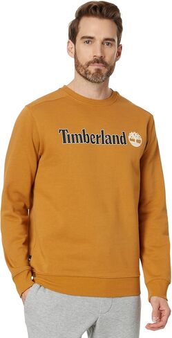 سويت شيرت رجالي من Timberland بشعار خطي ورقبة دائرية in Saudi Arabia
