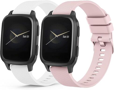 عبوتان متوافقتان مع سوار ساعة Garmin Venu Sq، إصدار سريع 20 مم لسوار ساعة Garmin Venu Sq/Venu Sq 2/Venu 2 Plus Band/Garmin Vivoactive 3/Vivoactive 5 in Saudi Arabia