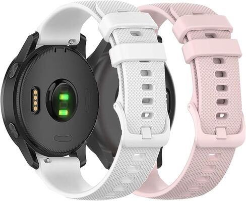 عبوتان متوافقتان مع سوار ساعة Garmin Venu Sq، إصدار سريع 20 مم لسوار ساعة Garmin Venu Sq/Venu Sq 2/Venu 2 Plus Band/Garmin Vivoactive 3/Vivoactive 5 in Saudi Arabia