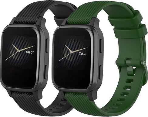 عبوتان متوافقتان مع سوار ساعة Garmin Venu Sq، إصدار سريع 20 مم لسوار ساعة Garmin Venu Sq/Venu Sq 2/Venu 2 Plus Band/Garmin Vivoactive 3/Vivoactive 5 in Saudi Arabia