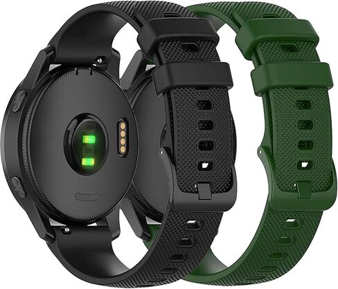 عبوتان متوافقتان مع سوار ساعة Garmin Venu Sq، إصدار سريع 20 مم لسوار ساعة Garmin Venu Sq/Venu Sq 2/Venu 2 Plus Band/Garmin Vivoactive 3/Vivoactive 5 in Saudi Arabia