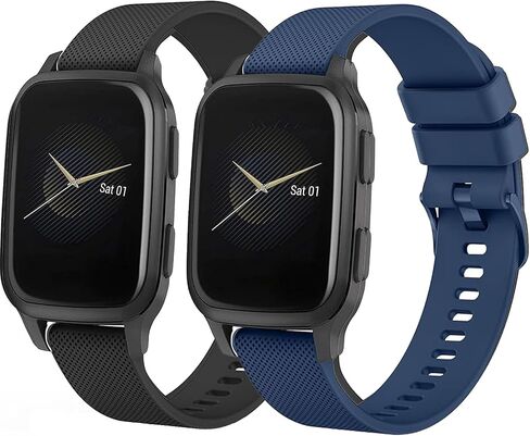 عبوتان متوافقتان مع سوار ساعة Garmin Venu Sq، إصدار سريع 20 مم لسوار ساعة Garmin Venu Sq/Venu Sq 2/Venu 2 Plus Band/Garmin Vivoactive 3/Vivoactive 5 in Saudi Arabia
