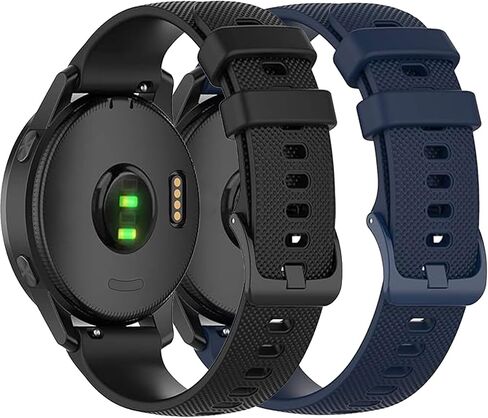عبوتان متوافقتان مع سوار ساعة Garmin Venu Sq، إصدار سريع 20 مم لسوار ساعة Garmin Venu Sq/Venu Sq 2/Venu 2 Plus Band/Garmin Vivoactive 3/Vivoactive 5 in Saudi Arabia