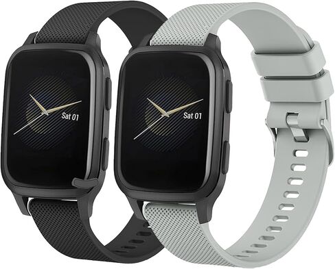 عبوتان متوافقتان مع سوار ساعة Garmin Venu Sq، إصدار سريع 20 مم لسوار ساعة Garmin Venu Sq/Venu Sq 2/Venu 2 Plus Band/Garmin Vivoactive 3/Vivoactive 5 in Saudi Arabia