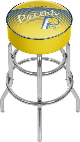 NBA Indiana Pacers Hardwood Classics Bar Stool, One Size, Chrome in Saudi Arabia