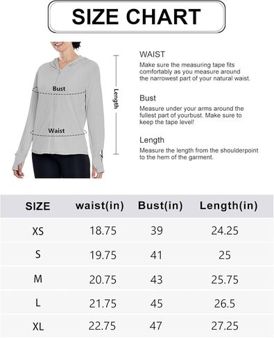 Seamaid Women's UPF 50+ Sun Protection Hoodie Jacket Lightweight Long Sleeve Sun Shirts for Summer Hiking Outdoor in Kuwait