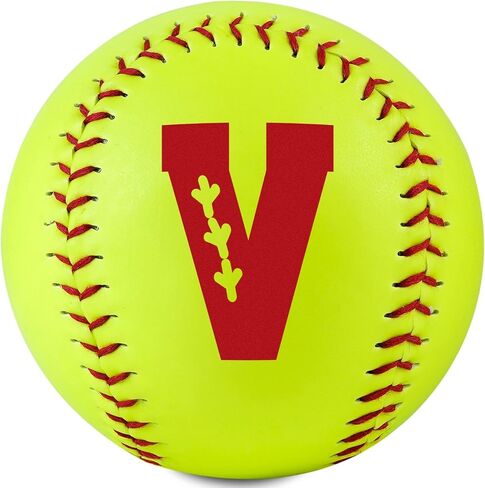 Initial Softball Gifts for Girls Teenager for Senior Night Birthday Graduation Christmas, Softball Ball for Team 12" in Saudi Arabia