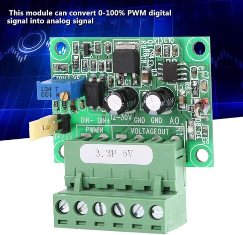 وحدة PLC الرقمية التناظرية إشارة PWM إلى جهد PLC، إشارة PWM 3.3 فولت إلى محول جهد 0-5 فولت D/A وحدة PLC الرقمية التناظرية in Saudi Arabia
