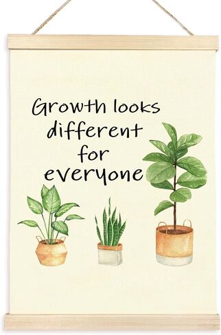 CGBHW Inspirational Mental Health Poster Hanger Frame, Motivational Therapy Office Decor, Positive Affirmations Posters Wall Art Hanging Decor for School Counseling Classroom Decoration in Saudi Arabia