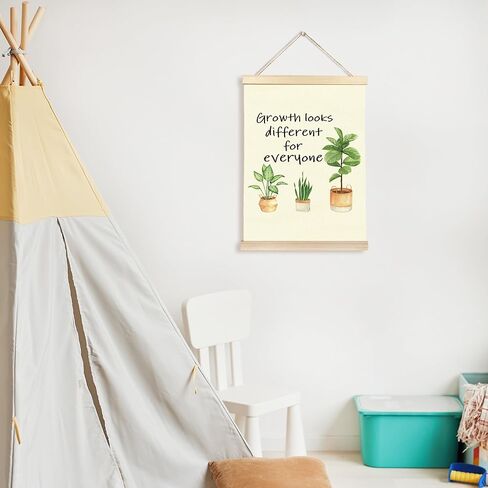 CGBHW Inspirational Mental Health Poster Hanger Frame, Motivational Therapy Office Decor, Positive Affirmations Posters Wall Art Hanging Decor for School Counseling Classroom Decoration in Saudi Arabia