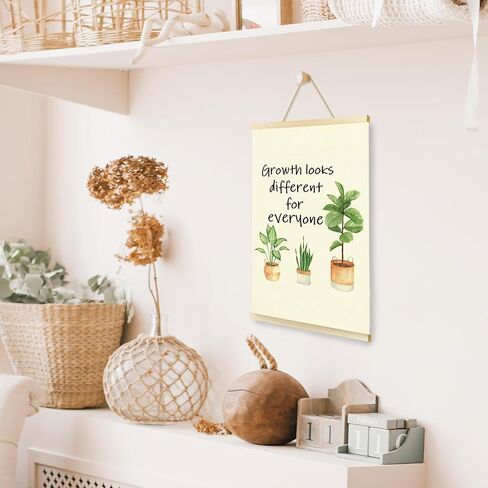 CGBHW Inspirational Mental Health Poster Hanger Frame, Motivational Therapy Office Decor, Positive Affirmations Posters Wall Art Hanging Decor for School Counseling Classroom Decoration in Saudi Arabia
