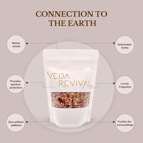 Lotus Birth Kit | Aromatic Herbal Blend, Wide-Rimmed Cotton Placenta Bag with Drawstring | Home Birth Supplies | 3 Elements in 1 Pack in Saudi Arabia