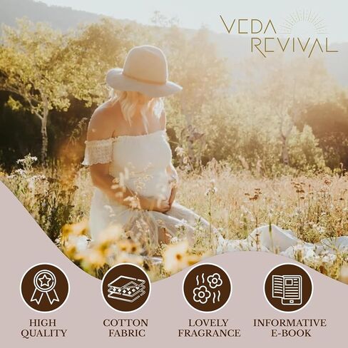 Lotus Birth Kit | Aromatic Herbal Blend, Wide-Rimmed Cotton Placenta Bag with Drawstring | Home Birth Supplies | 3 Elements in 1 Pack in Saudi Arabia