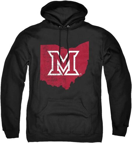 Miami University Official Ohio Unisex Adult Pull-Over Hoodie in Saudi Arabia