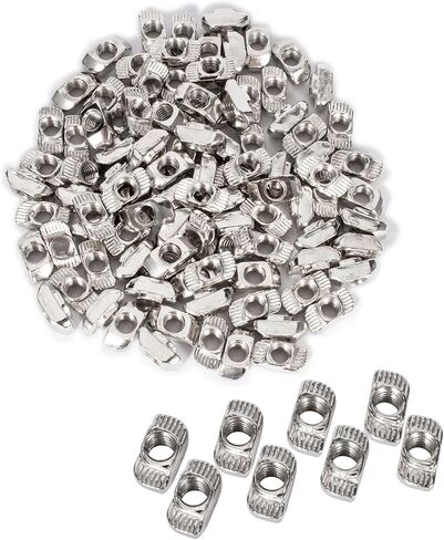 100 PCS M3 T-Nuts, T Slot Nut, T Slot-Nut for 2020 Aluminum Extrusion Profile, 2040 Series, T Track, 3D Printers Accessories in Saudi Arabia