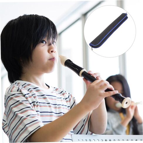 VICASKY Flute Storage Bag Instrument Flute Gig Bag Recorder Carrying Case Soprano Recorder Bag Flute Case Cover Flute Storage Containers Suitcase Bag Oxford Cloth Music Accessories in Kuwait