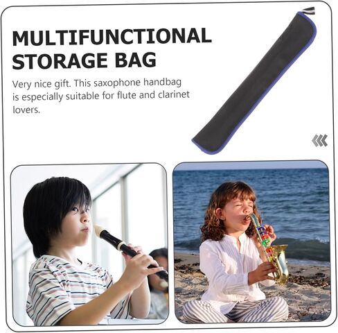 VICASKY Flute Storage Bag Instrument Flute Gig Bag Recorder Carrying Case Soprano Recorder Bag Flute Case Cover Flute Storage Containers Suitcase Bag Oxford Cloth Music Accessories in Kuwait