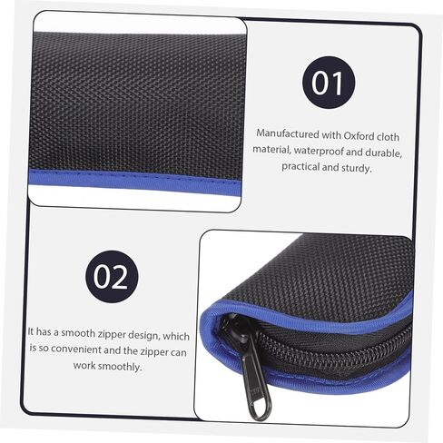 VICASKY Flute Storage Bag Instrument Flute Gig Bag Recorder Carrying Case Soprano Recorder Bag Flute Case Cover Flute Storage Containers Suitcase Bag Oxford Cloth Music Accessories in Kuwait