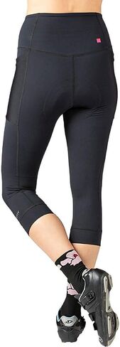 Terry Holster Prima Capri - جزء سفلي مبطن لركوب الدراجات للسيدات، ضغط وممتص للرطوبة لراحة ركوب الدراجات طوال اليوم in Saudi Arabia