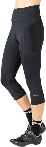 Terry Holster Prima Capri - جزء سفلي مبطن لركوب الدراجات للسيدات، ضغط وممتص للرطوبة لراحة ركوب الدراجات طوال اليوم in Saudi Arabia