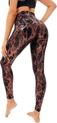 HUGE SPORTS Women's High Waisted Tummy Control Yoga Leggings with Pocket Running Workout Pants Active Tights in Saudi Arabia