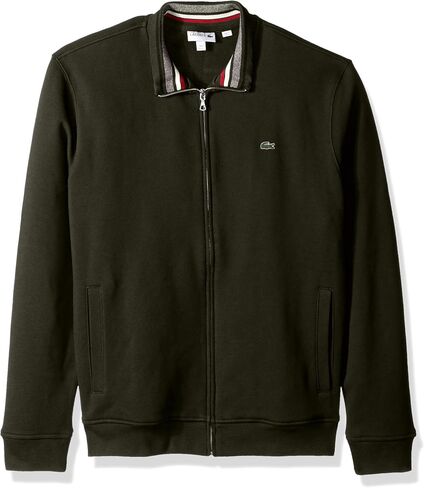 Lacoste Men's Semi Fancy Brushed Pique Fleece Full Zip Sweatshirt in Saudi Arabia