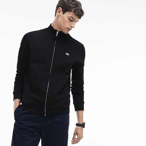 Lacoste Men's Semi Fancy Brushed Pique Fleece Full Zip Sweatshirt in Saudi Arabia