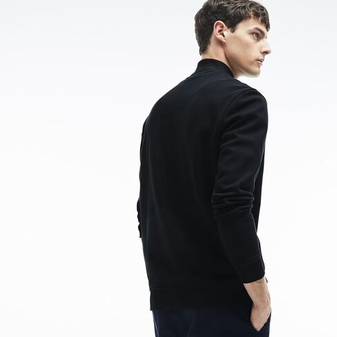 Lacoste Men's Semi Fancy Brushed Pique Fleece Full Zip Sweatshirt in Saudi Arabia