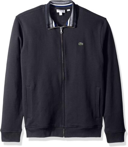 Lacoste Men's Semi Fancy Brushed Pique Fleece Full Zip Sweatshirt in Saudi Arabia