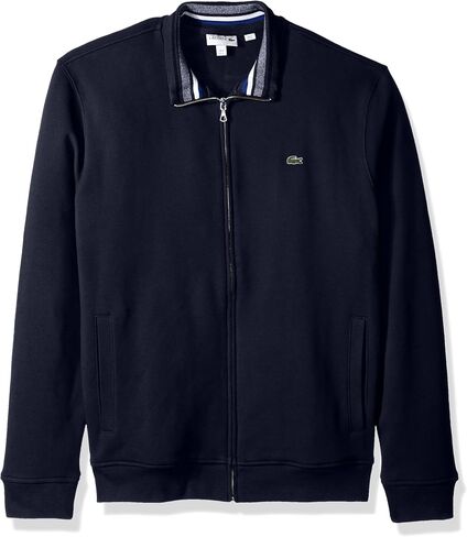 Lacoste Men's Semi Fancy Brushed Pique Fleece Full Zip Sweatshirt in Saudi Arabia