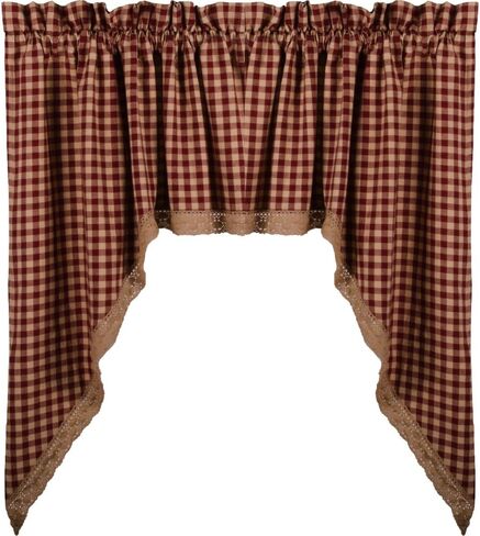 هيريتيج هاوس بارن دانتيل أحمر غنيمة 72 بوصة × 36 بوصة in Kuwait