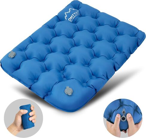 ONTYZZ Inflatable Seat Cushion Lightweight Stadium Seat Pad Travel Air Seat Cushion for Hiking Office Airplane Stadium Car in Saudi Arabia