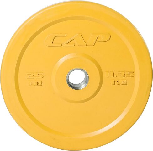 لوحة ممتصة للصدمات مطاطية مقاس 5 سم من CAP Barbell Olympic، فردية in Saudi Arabia