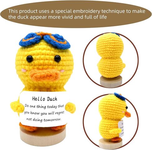 Mini Funny Positive Potato, 3 inch Knitted Doll with Positive Card for Cheer Up Gifts and Party Decorations, Cute Positive Potato Crochet Doll for Birthday Gifts (Pink Bowknot Potato) in Saudi Arabia
