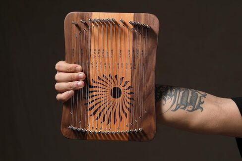 Hluru lyre harp 17/31 strings Harpika (31 strings, North American Hard Maple + Zambian Pear) in Saudi Arabia