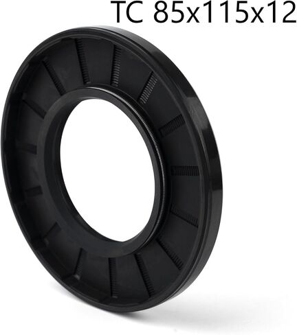 XIKE 1PC Oil Seal, Lip Seals TC 75mm x 115mm x 10mm Nitrile Rubber Cover Double Lip with Spring,Oil Shaft Seal Fit for Bearing Shaft in Saudi Arabia