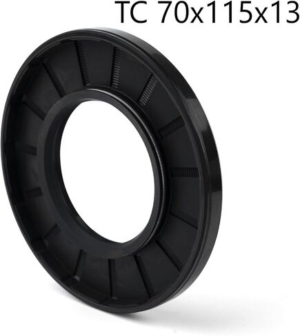 XIKE 1PC Oil Seal, Lip Seals TC 75mm x 115mm x 10mm Nitrile Rubber Cover Double Lip with Spring,Oil Shaft Seal Fit for Bearing Shaft in Saudi Arabia