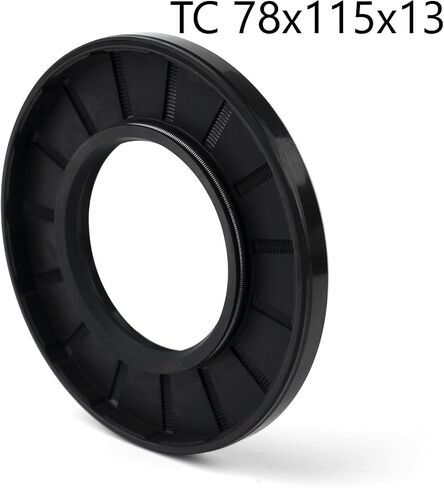 XIKE 1PC Oil Seal, Lip Seals TC 75mm x 115mm x 10mm Nitrile Rubber Cover Double Lip with Spring,Oil Shaft Seal Fit for Bearing Shaft in Saudi Arabia