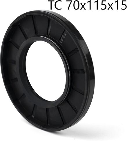 XIKE 1PC Oil Seal, Lip Seals TC 75mm x 115mm x 10mm Nitrile Rubber Cover Double Lip with Spring,Oil Shaft Seal Fit for Bearing Shaft in Saudi Arabia