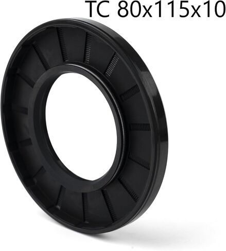 XIKE 1PC Oil Seal, Lip Seals TC 75mm x 115mm x 10mm Nitrile Rubber Cover Double Lip with Spring,Oil Shaft Seal Fit for Bearing Shaft in Saudi Arabia