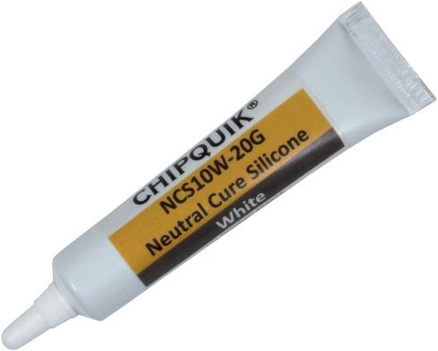 Chip Quik NCS10G-20G Neutral Cure Silicone Adhesive Sealant 20g (0.7oz) Squeeze Tube (Dark Grey) for Precision Dispensing in Saudi Arabia
