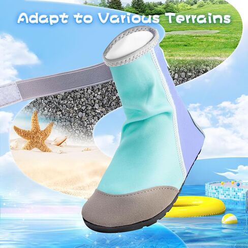 SULIFEEL Kids Water Shoes Girls and Boys Non-Slip Quick Dry Beach Swim Barefoot Toddler Indoor Sports Socks in Saudi Arabia
