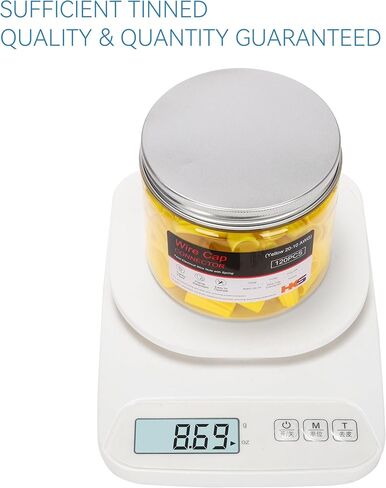 HKS 400 قطعة من أغطية الأسلاك الزرقاء - AWG 22-14، صواميل لولبية ملتوية معزولة مع زنبرك - محمولة وسريعة التوصيل in Kuwait