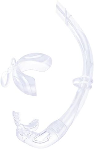 Roll-up Snorkel, Silicone Foldable Snorkel with Compact Storage Case, Freediving and Snorkeling Snorkel, Wet Breathing Tube for Freediving, Diving, and Snorkeling in Saudi Arabia