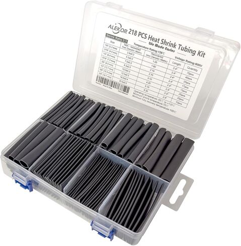 4 Sizes 188 Pieces Large Heat Shrink Tubing Kit 3:1 Ratio Industrial Marine Grade Waterproof with Adhesive in Saudi Arabia