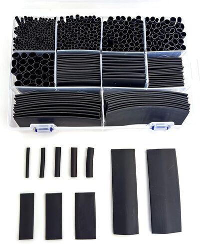 4 Sizes 188 Pieces Large Heat Shrink Tubing Kit 3:1 Ratio Industrial Marine Grade Waterproof with Adhesive in Saudi Arabia