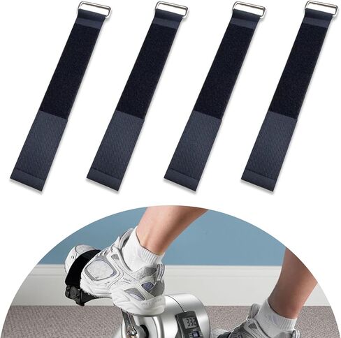 4 قطع من أحزمة دواسات آلة تمرين الساق البيضاوية - تعزيز تمرين الساق مع أحزمة التمرين - مثالية لتمرين الجلوس - أحزمة مضادة للتساقط - ملحقات اللياقة البدنية المنزلية الرياضية in Kuwait